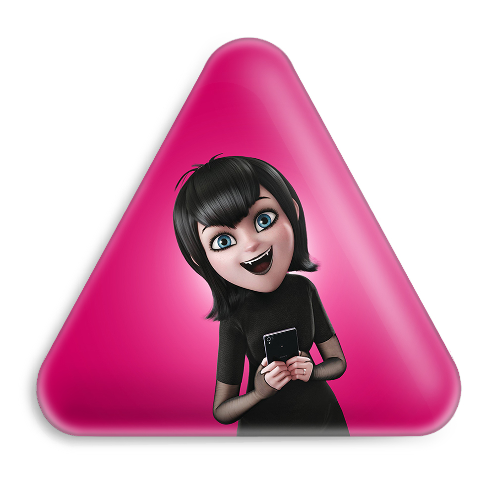 پیکسل خندالو طرح هتل ترانسیلوانیا مدل مثلثی کد 3742