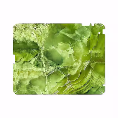 برچسب پوششی ماهوت مدل Green Crystal Marble مناسب برای تبلت اپل iPad 2 2011 A1396