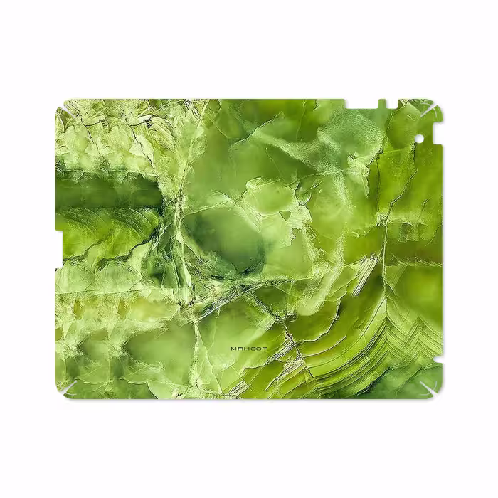 برچسب پوششی ماهوت مدل Green Crystal Marble مناسب برای تبلت اپل iPad 2 2011 A1396