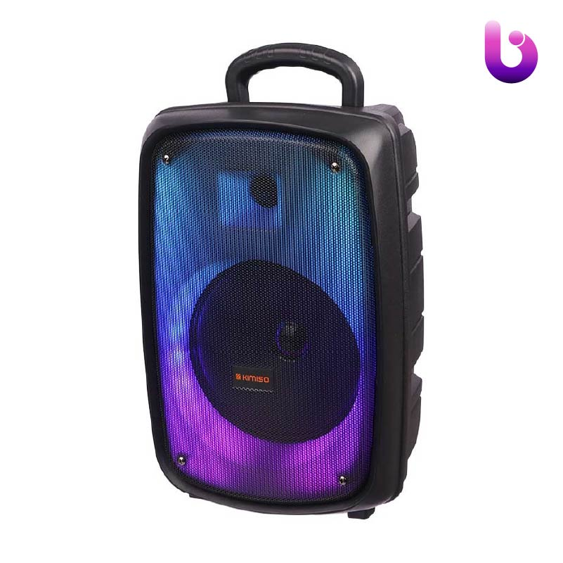 اسپیکر بلوتوثی رم و فلش خور Kimiso QS-6808   میکروفون و ریموت کنترل