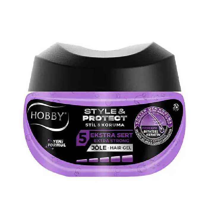 ژل موي نگهدارنده خيلي قوي style &amp; protect شماره 5 هوبي 400 ميل