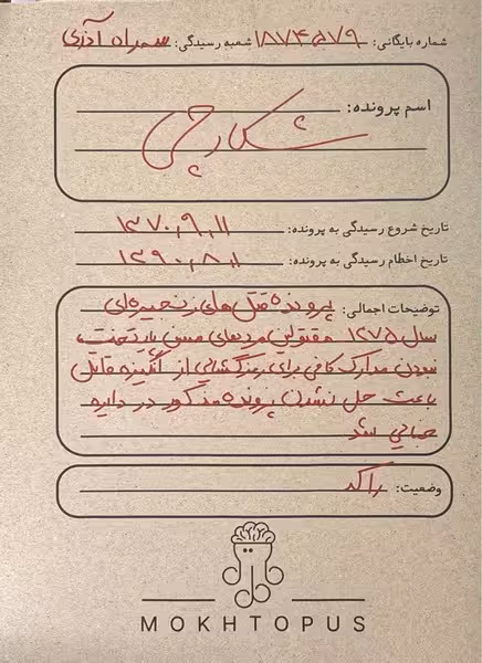 شکارچی (مدارک پرونده) - کتاب‌فروشی کوچه کتاب