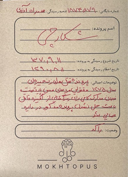 شکارچی (مدارک پرونده) - کتابفروشی کوچه کتاب