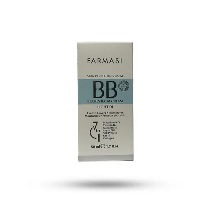 کرم پودر BB فارماسی شماره 01 حجم 50 میلی لیتر