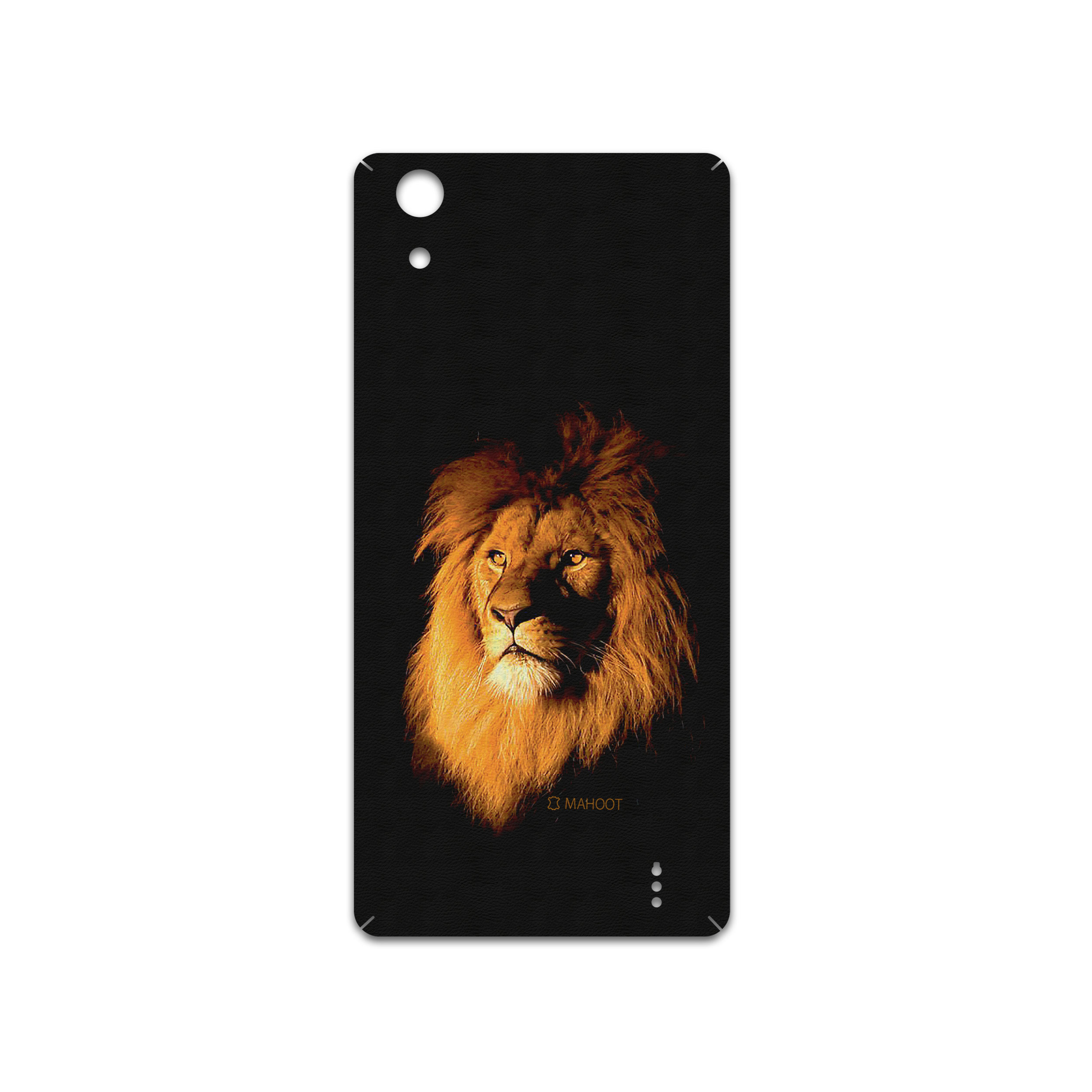 برچسب پوششی ماهوت مدل Lion مناسب برای گوشی موبایل جی ال ایکس Maad