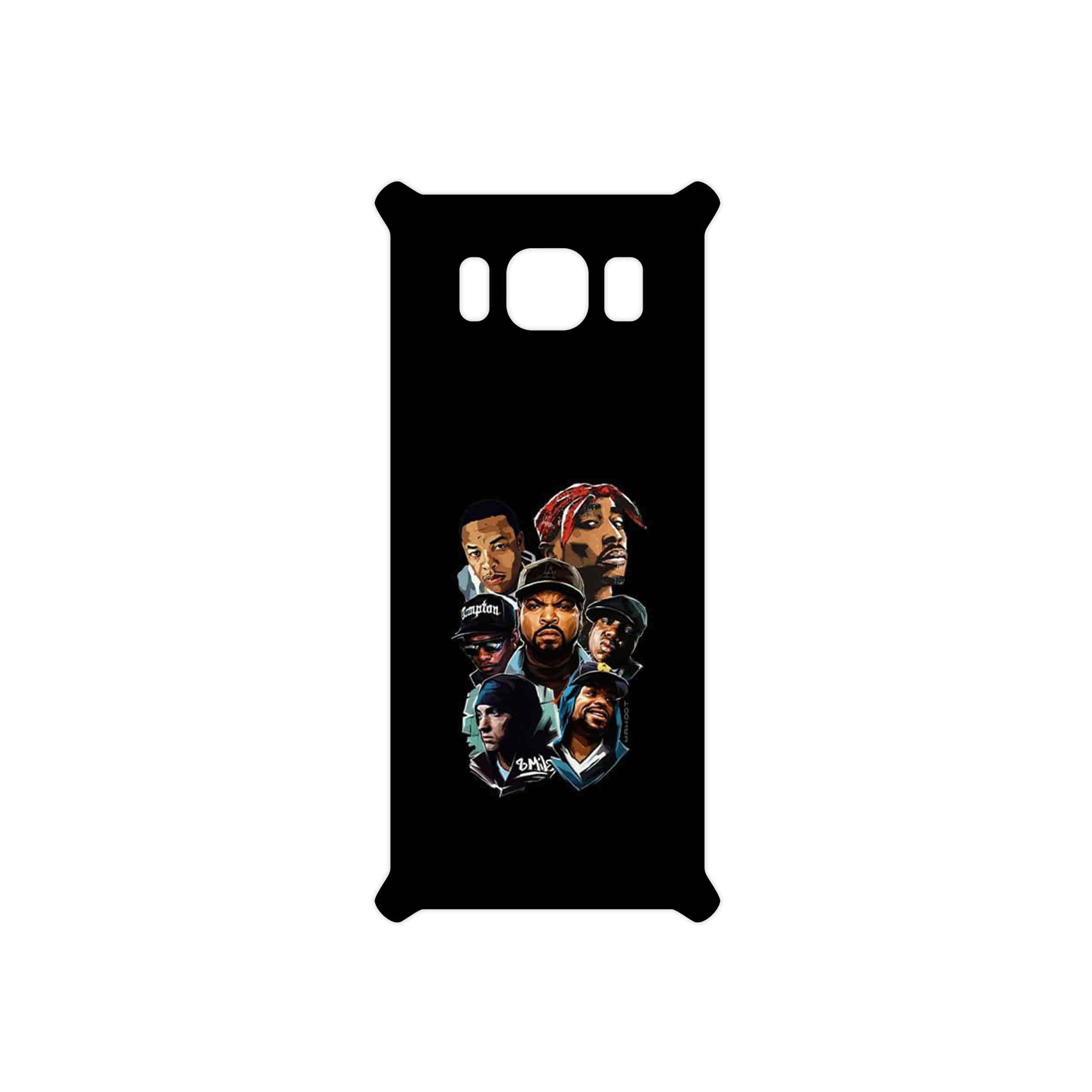 برچسب پوششی ماهوت مدل Great Rappers Digital Art مناسب برای گوشی موبایل سامسونگ Galaxy S8 Active