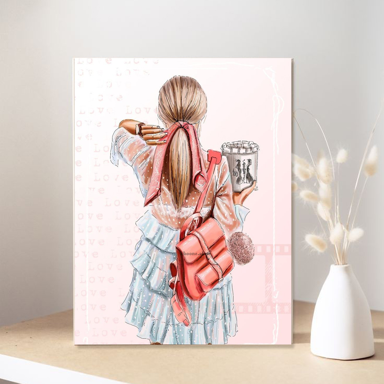 تابلو شاسی مدل دخترانه طرح 904