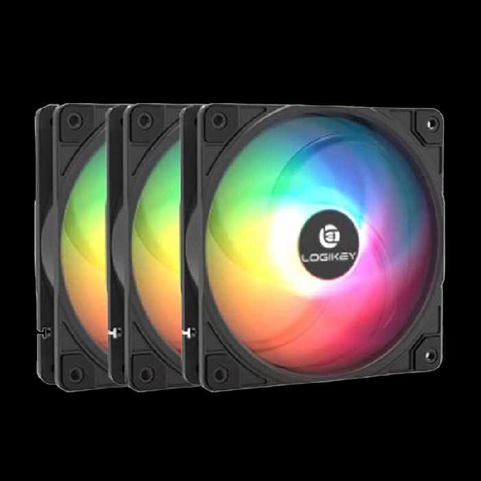 فن کیس لا جی کی بسته 3 عددی مدل FAN CASE LOGIKEY LK-320 - بفی کالا | تجربه جدید خرید لپ تاپ