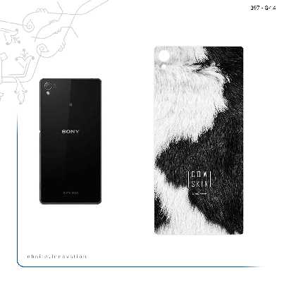 برچسب پوششی ماهوت مدل Cow Skin مناسب برای گوشی موبایل سونی Xperia Z3