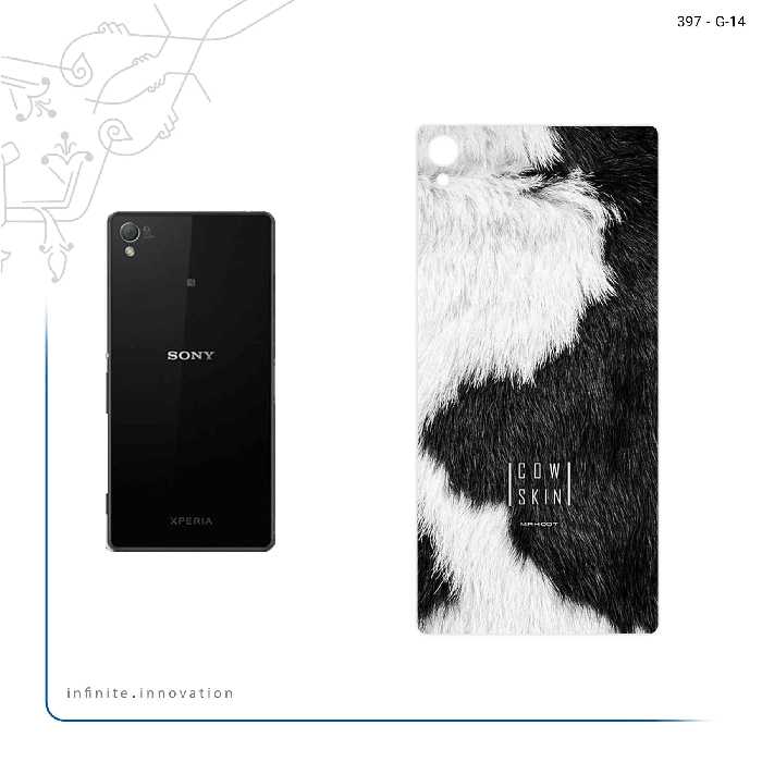 برچسب پوششی ماهوت مدل Cow Skin مناسب برای گوشی موبایل سونی Xperia Z3