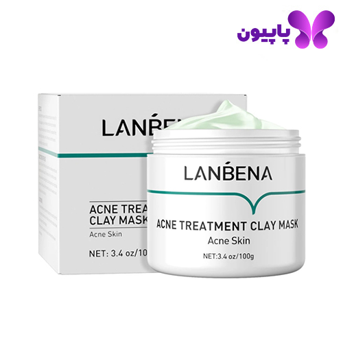 ماسک خاک رس ضد جوش لانبنا