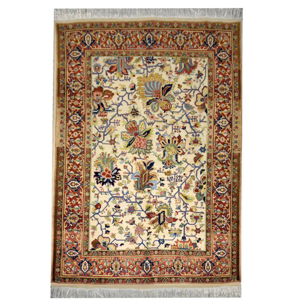 فرش دستبافت یک و نیم متری کد 01 