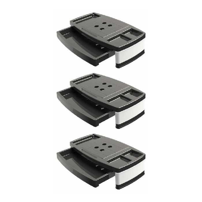 پایه نگهدارنده مانیتور سناپلاستیک مدل 818-BK بسته 3 عددی