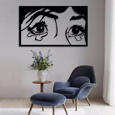 دیوارکوب مدل چهره کد DM-0020