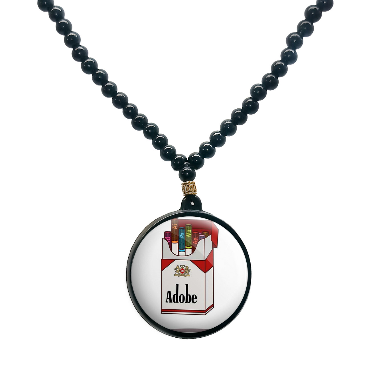 گردنبند پرمانه طرح عکاس کد pmd.5202 مدل دو طرفه