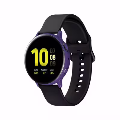 برچسب ماهوت طرح Matte-BlueBerry مناسب برای ساعت هوشمند سامسونگ Galaxy Watch Active 2 44mm