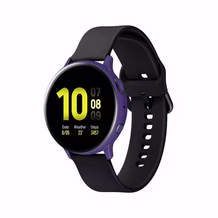 برچسب ماهوت طرح Matte-BlueBerry مناسب برای ساعت هوشمند سامسونگ Galaxy Watch Active 2 44mm
