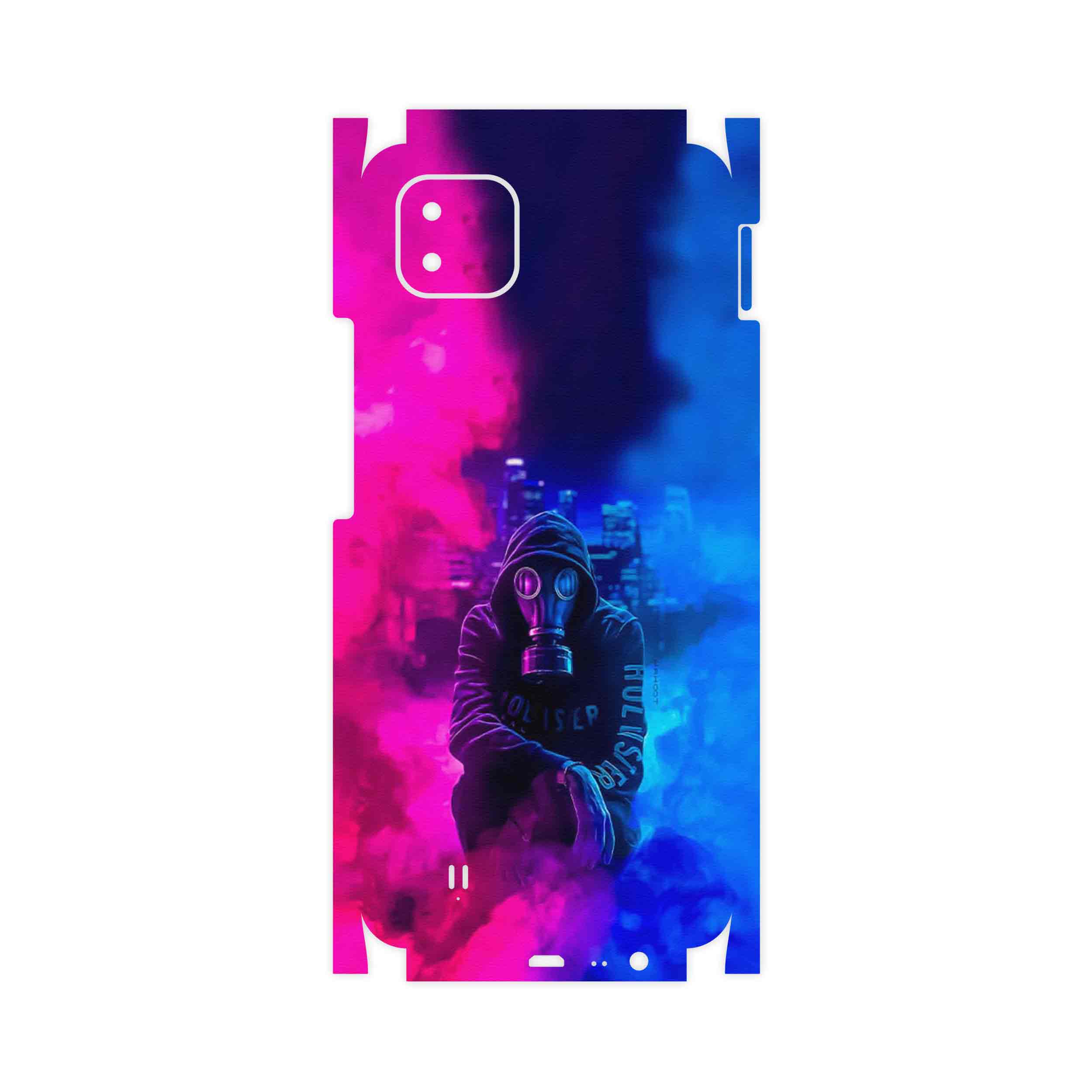 برچسب پوششی ماهوت مدل Smoke Rainbow Digital Art 2-FullSkin مناسب برای گوشی موبایل ریلمی C11 2021