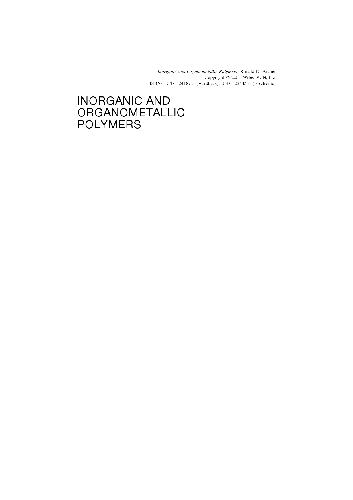 خرید و دانلود نسخه کامل کتاب Inorganic and Organometallic Polymers - PDF