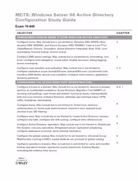 خرید و دانلود نسخه کامل کتاب MCTS Windows Server 2008 Active Directory Configuration Study Guide: Exam 70-640