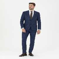 کت و شلوار مردانه نیلی پیرکاردین - فروشگاه لباس شهرمون