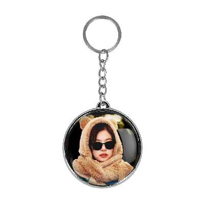 جاکلیدی خندالو طرح جنی بلک پینک مدل دوطرفه کد 1411114116