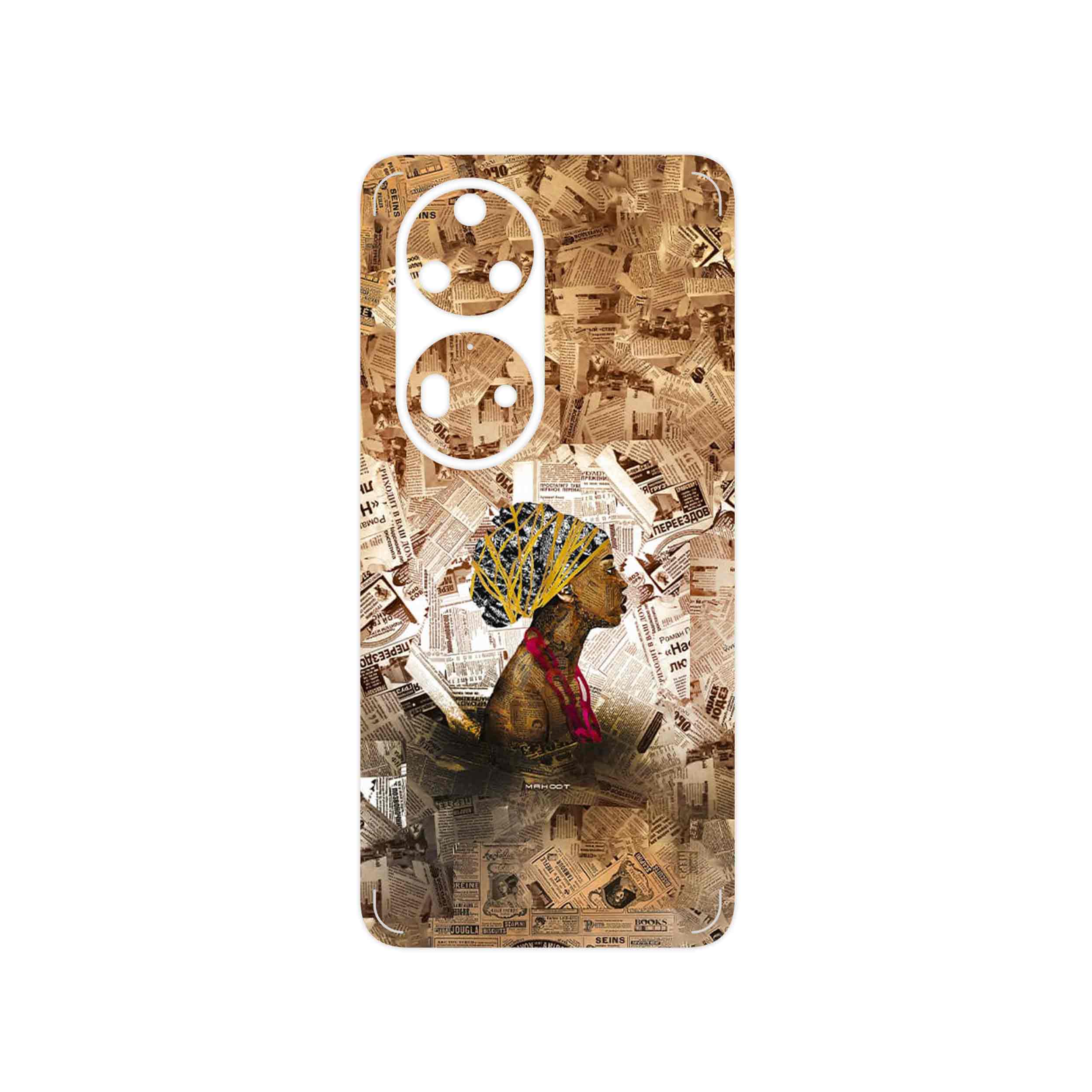 برچسب پوششی ماهوت مدل Collage of African Women مناسب برای گوشی موبایل هوآوی P50 Pro