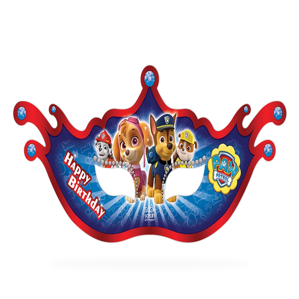 نقاب تولد طرح سگهای نگهبان بسته 6 عددی