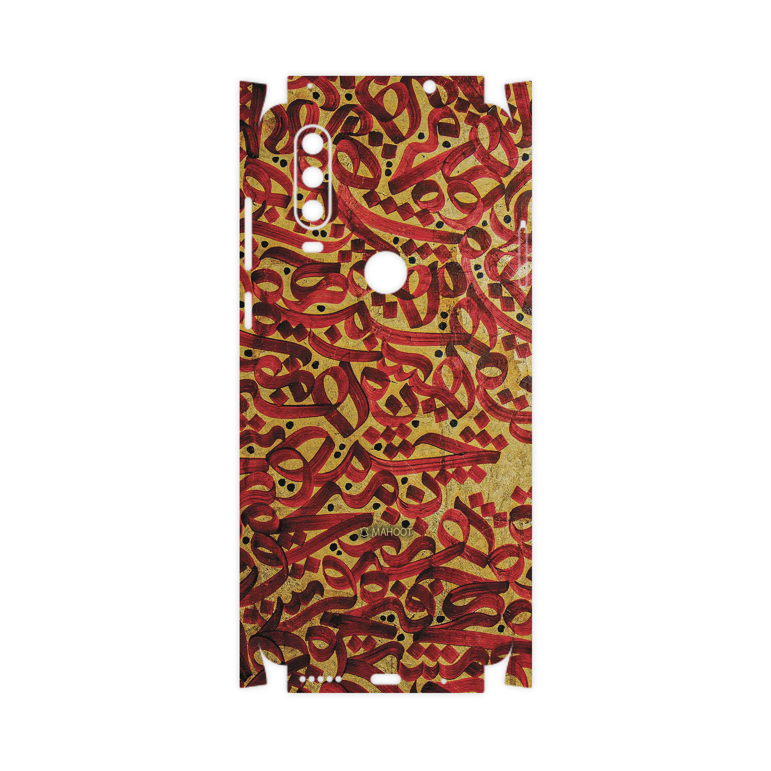 برچسب پوششی ماهوت مدل Nastaliq-6-FullSkin مناسب برای گوشی موبایل موتورولا One Action