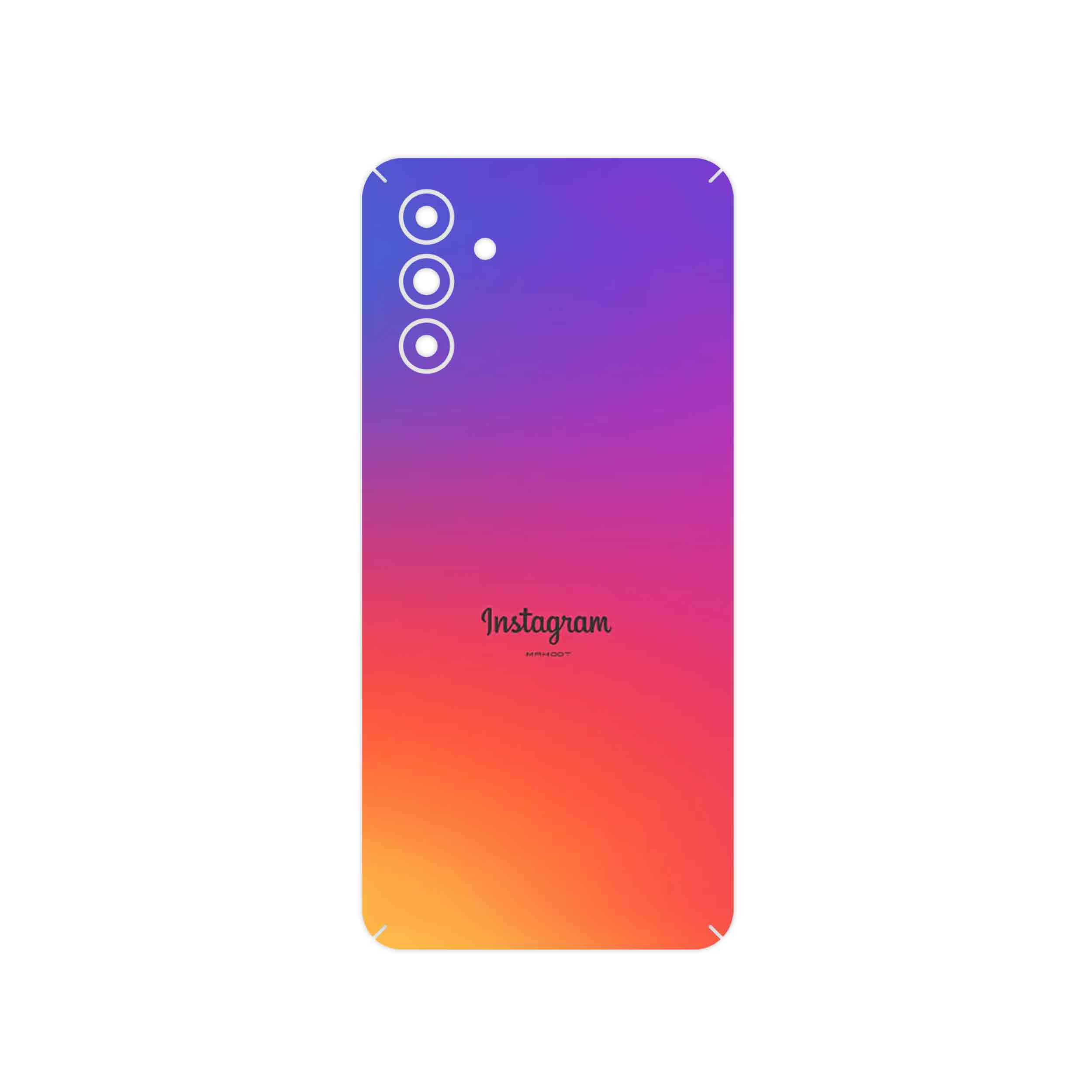 برچسب پوششی ماهوت مدل Instagram مناسب برای گوشی موبایل سامسونگ Galaxy A04s