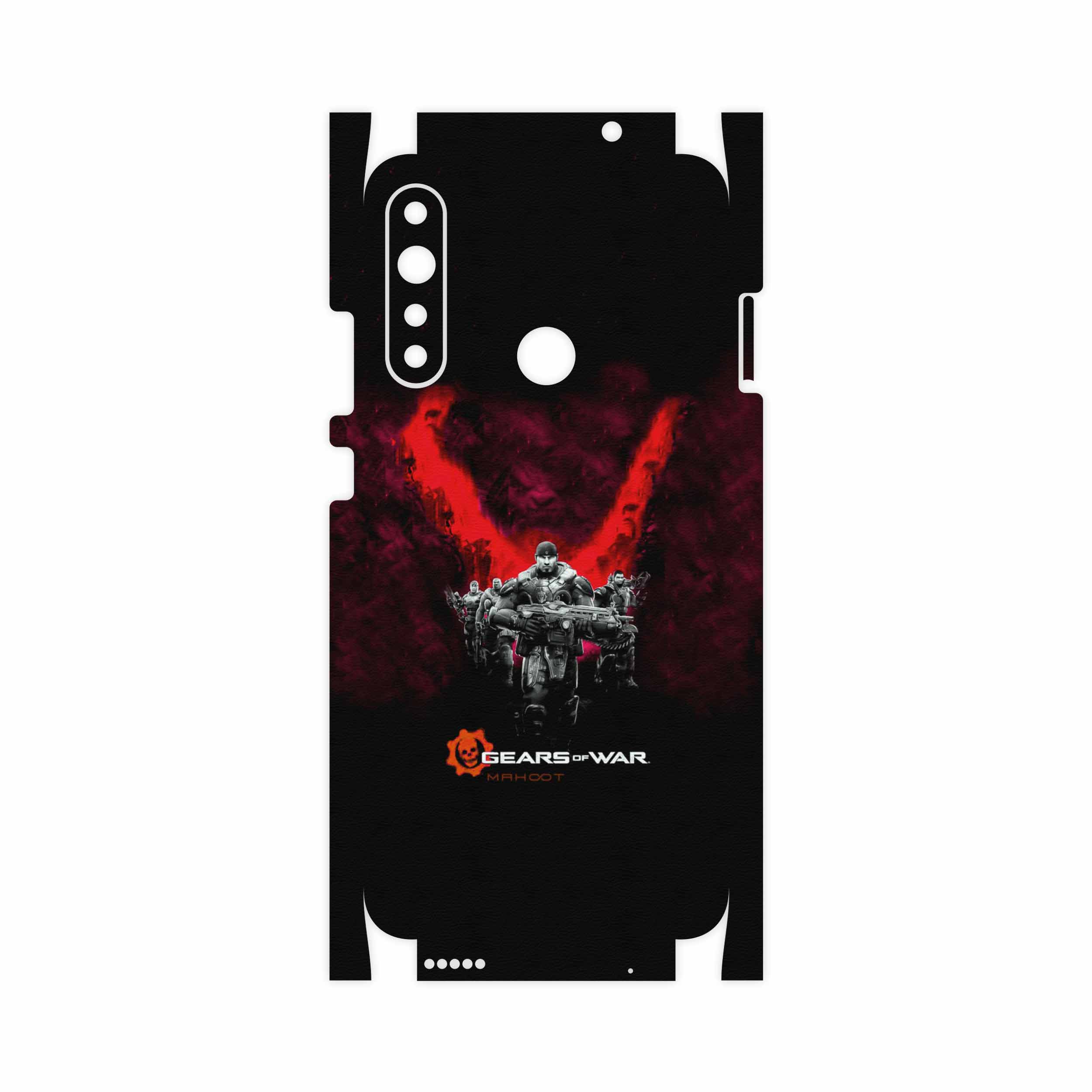 برچسب پوششی ماهوت مدل Gears-Of-War-Game-FullSkin مناسب برای گوشی موبایل جی پلاس P10 Plus