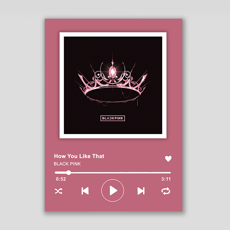 تابلو شاسی بکلیت مدل بلک پینک Black Pink lisa jennie MN907