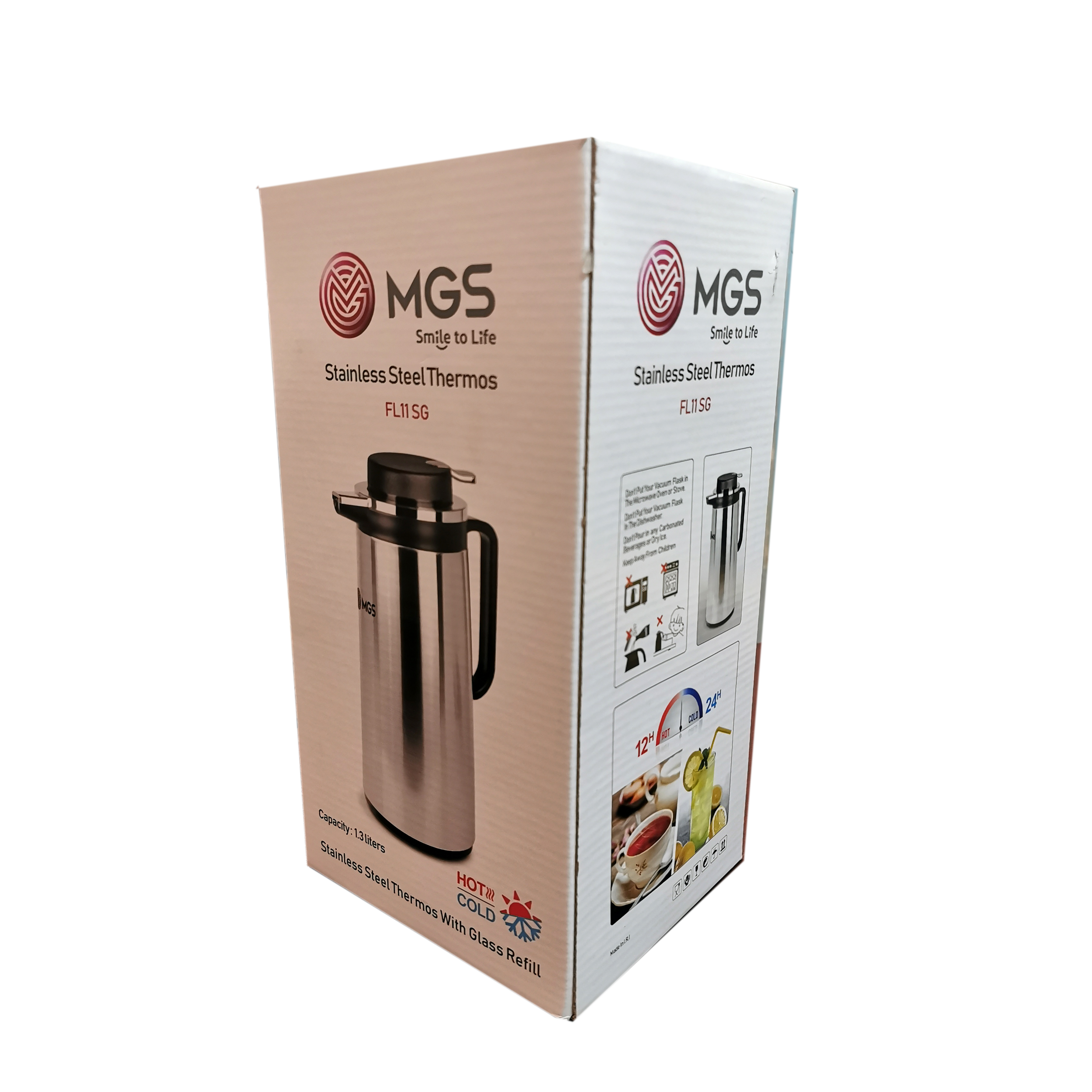 فلاسک ام جی اس مدل FL11SG ظرفیت 1.3 لیتر