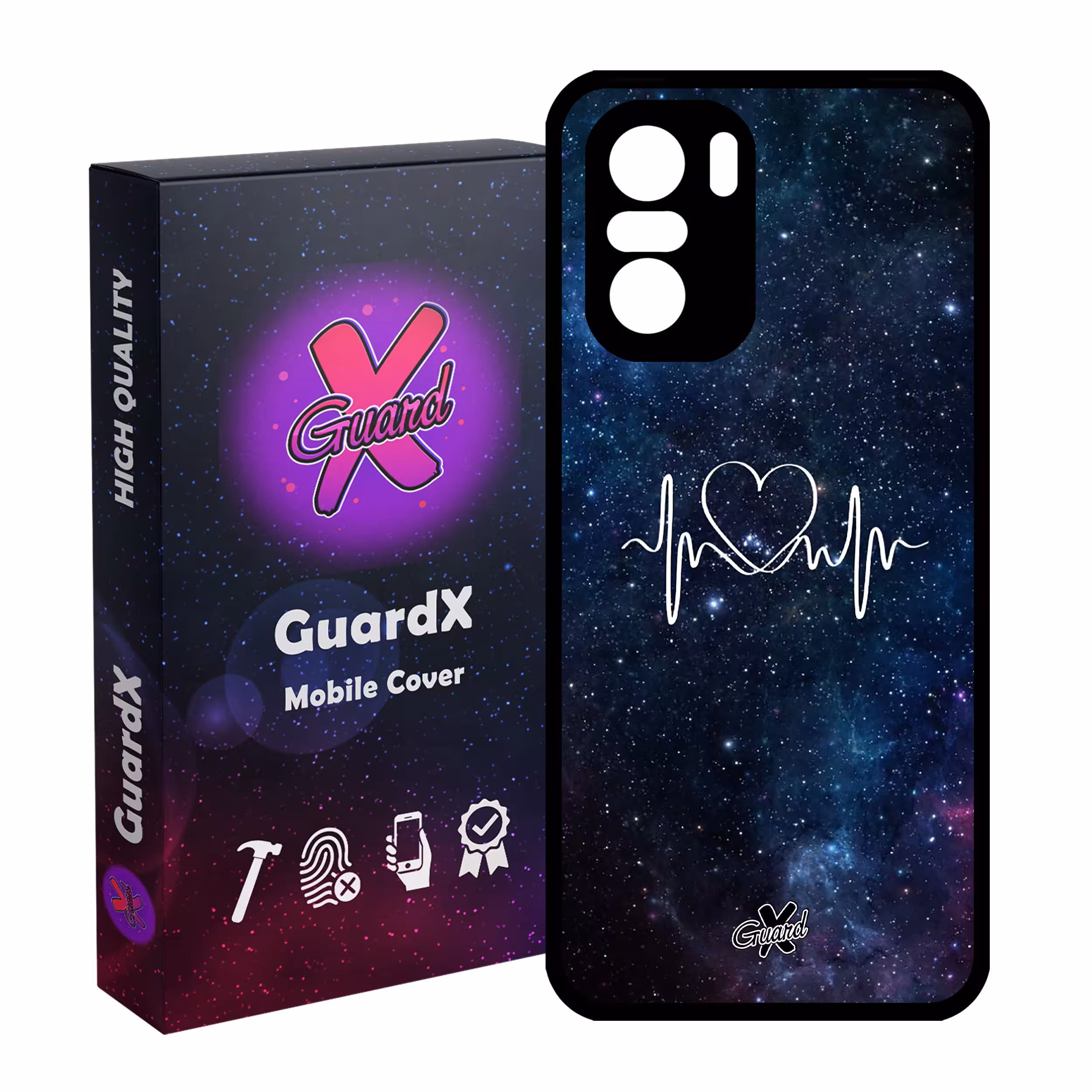 کاور گارد ایکس طرح Love مدل Glass10114 مناسب برای گوشی موبایل شیائومی Poco F3/MI 11X/MI 11X Pro/Redmi K40/K40 Pro