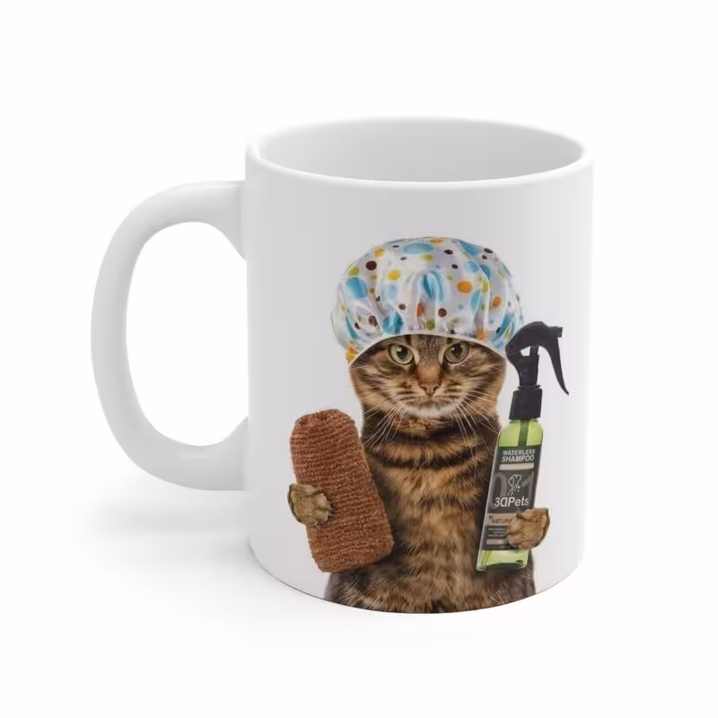 ماگ طرح گربه Cat مدل NM1245