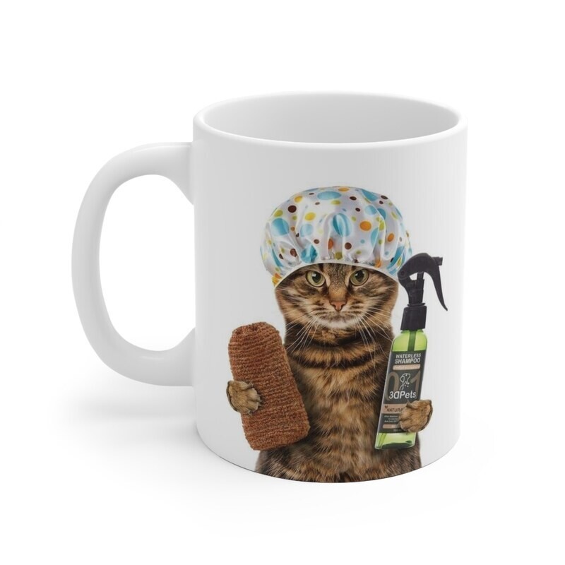 ماگ طرح گربه Cat مدل NM1245
