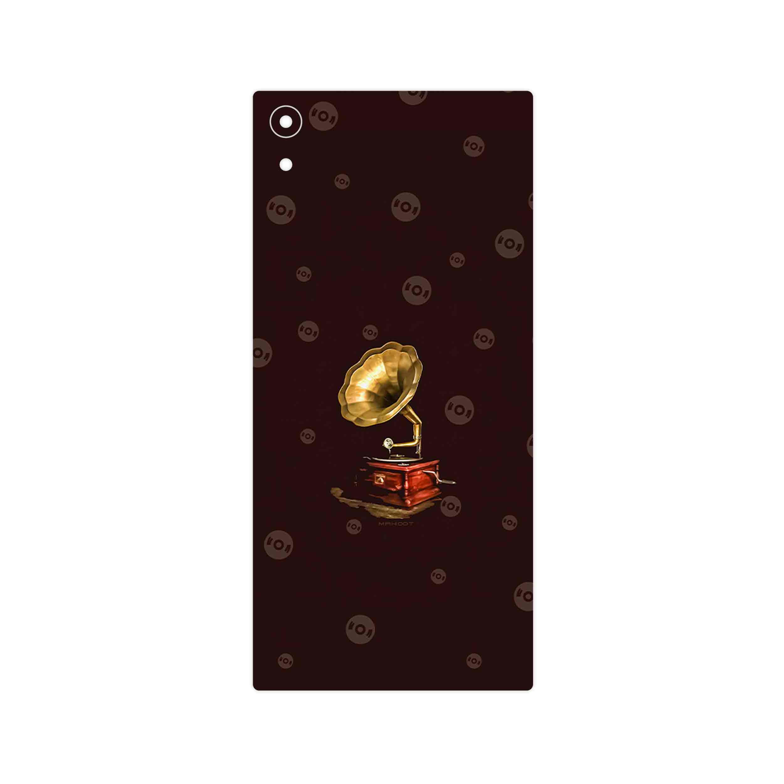 برچسب پوششی ماهوت مدل Gramophone Nostalgia مناسب برای گوشی موبایل سونی Xperia XA1 Ultra