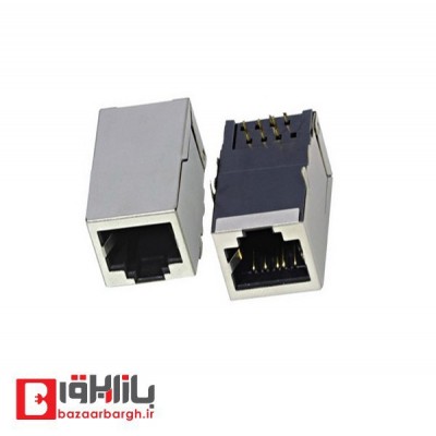 کانکتور شبکه RJ45 مادگی رایت فلزی بزرگ