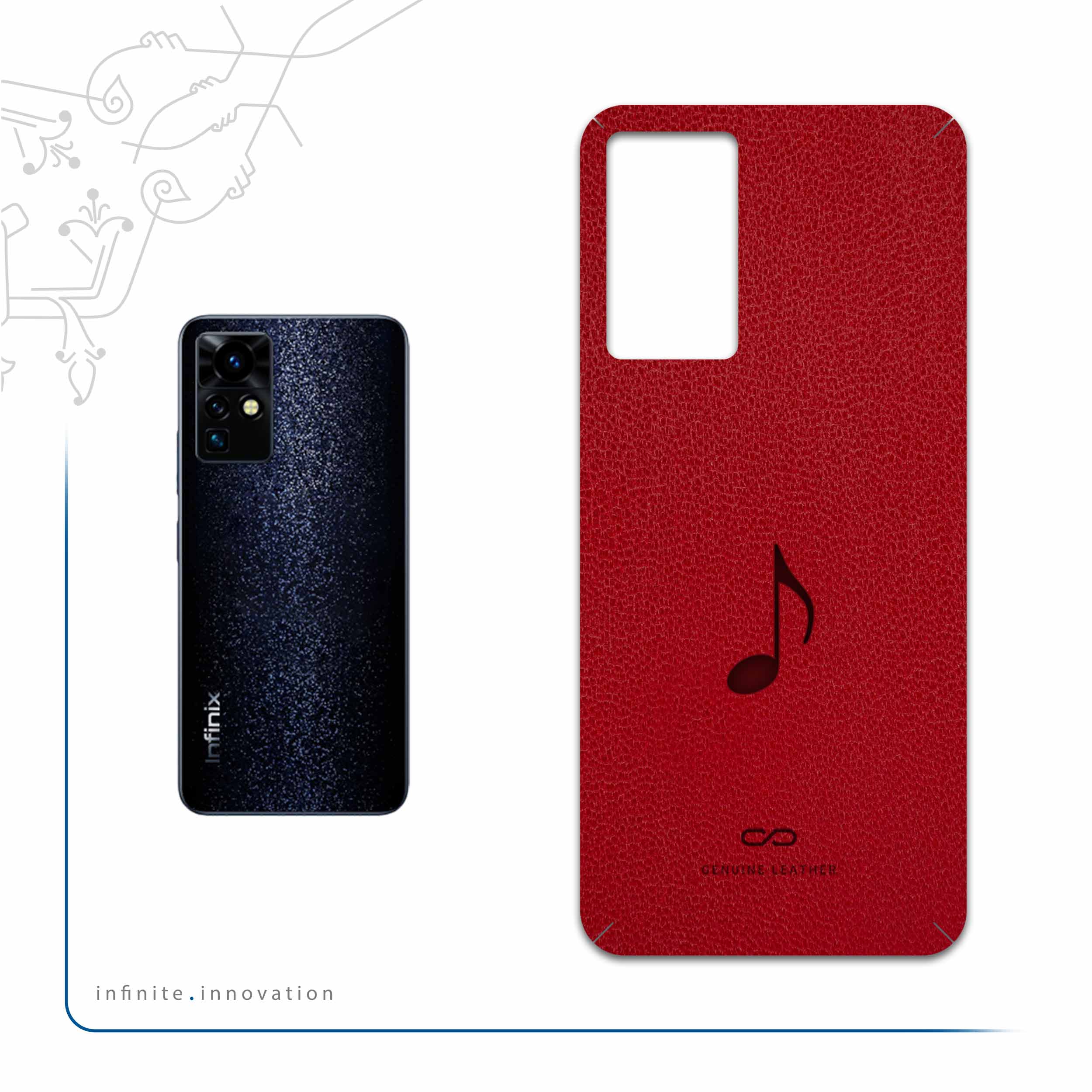 برچسب پوششی ماهوت مدل RL-CHNG مناسب برای گوشی موبایل اینفینیکس Zero X