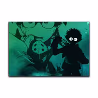 تابلو شاسی گوفی مدل دکو ایزوکو میدوریا انیمه مای هیرو آکادمی طرح Deku My hero Academia کد BLK36 | دنیای قاب
