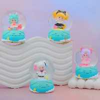 خرید گوی چراغ دار طرح دختر باهوش