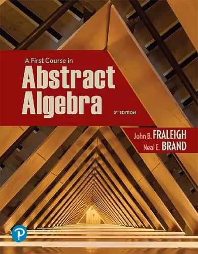 خرید و دانلود نسخه کامل کتاب A First Course in Abstract Algebra