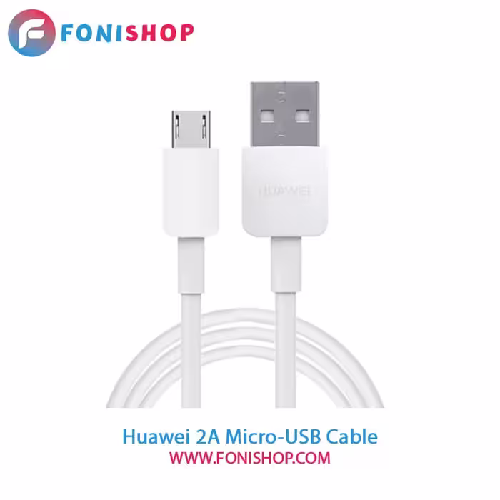 کابل شارژ 2 آمپر میکرو یو‌اس‌بی هواوی Huawei Micro-USB 2A