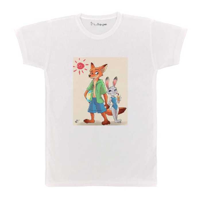 تی شرت بچگانه پرمانه طرح زوتوپیا کد pmt.5701