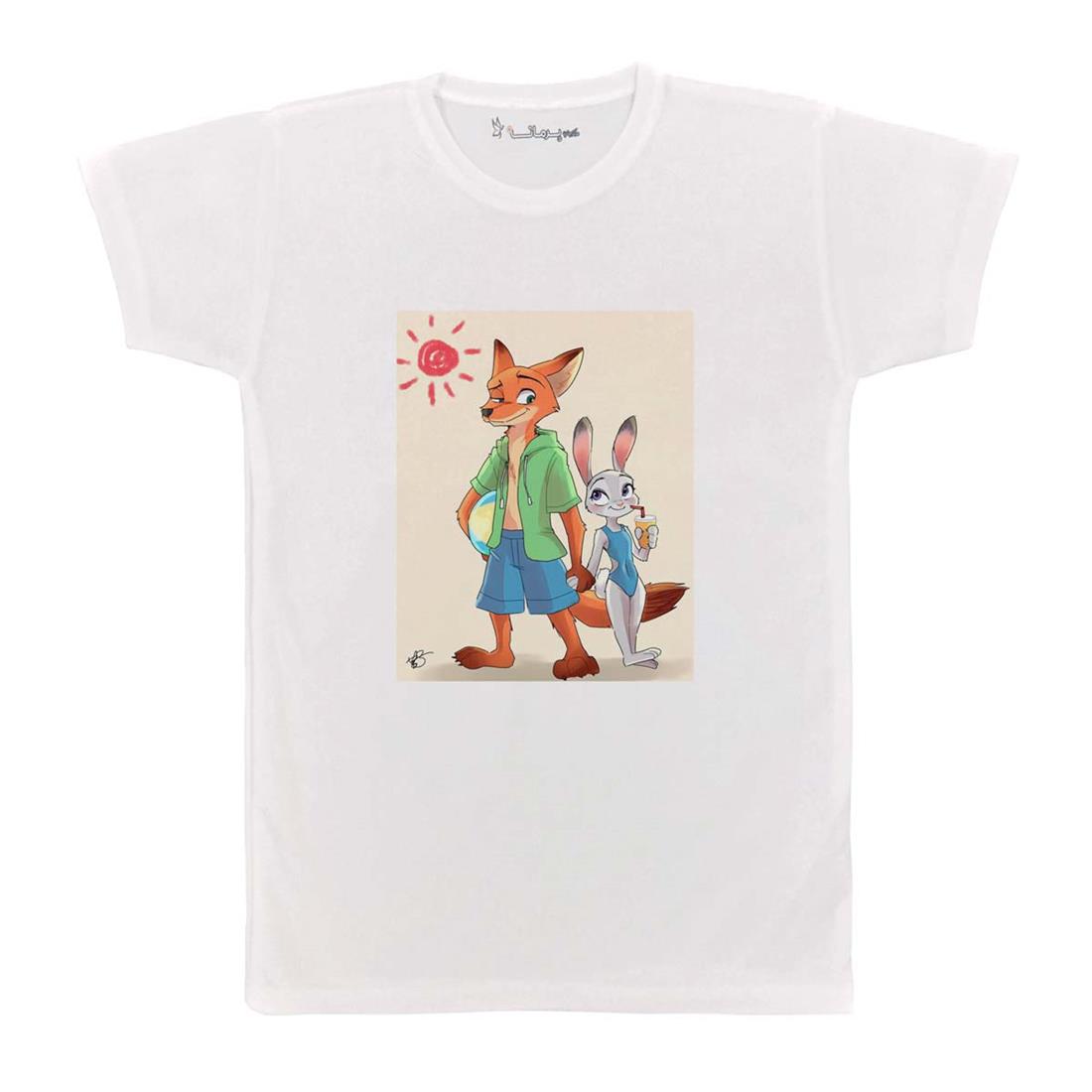 تی شرت بچگانه پرمانه طرح زوتوپیا کد pmt.5701