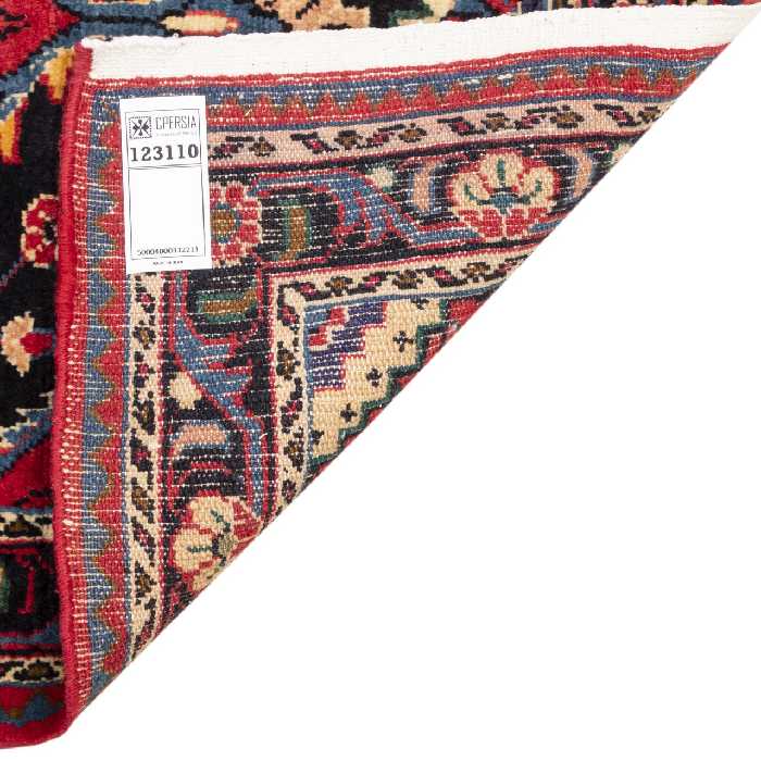 فرش قدیمی دستباف  یک متری سی پرشیا کد 123110