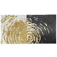 تابلو نقاشی ورق طلا مدل نقش برجسته دکوراتیو کد 0110