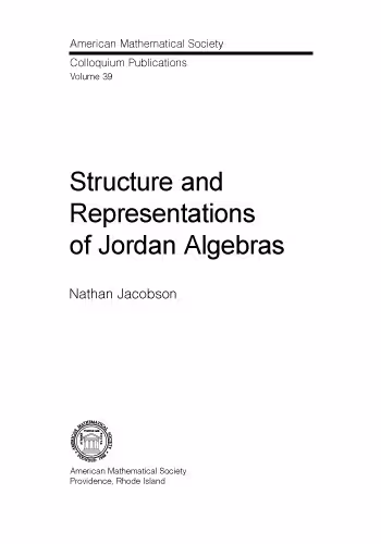خرید و دانلود نسخه کامل کتاب Structure and representations of Jordan algebras