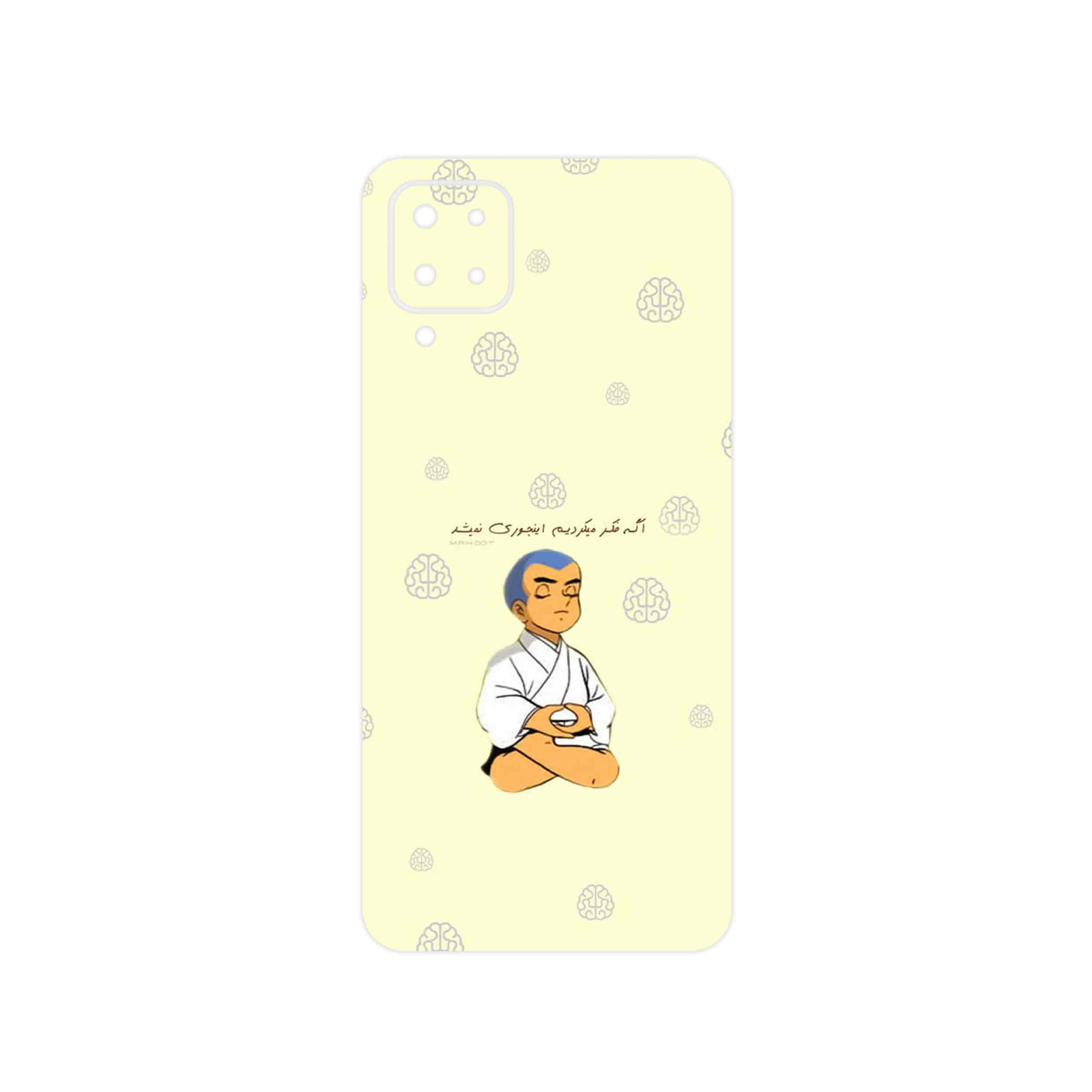 برچسب پوششی ماهوت مدل Ikkyu-san مناسب برای گوشی موبایل سامسونگ Galaxy M12