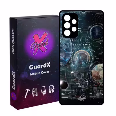کاور گارد ایکس طرح فضا مدل Glass10512 مناسب برای گوشی موبایل سامسونگ Galaxy A72